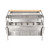 Portable Charcoal Grill, 360° Rotating Stainless Steel Flip BBQ for Camping