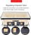 Yakiniku Charcoal Grill, Traditional Earthware Barbecue Cooker for Outdoors