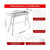 Large Stainless Steel Charcoal Grill Portable Folding BBQ for Camping Picnic Outdoor Cooking