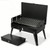 Portable Folding Charcoal Grill, Stainless Steel Barbecue Grill for Outdoor