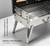 Portable Folding Charcoal Grill, Stainless Steel Barbecue Grill for Outdoor