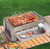 BBQ Charcoal Grill Portable Charcoal Grill Folding Tabletop BBQ For Outdoor Travel Backyard Picnic for Backyard Patio and Parties