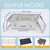 Folding Charcoal Grill Stainless Steel Thickened Barbecue Grill Foldable
