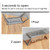 Foldable Charcoal Grill Stainless Steel Thickened Barbecue Grill Foldable