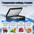 5.0 Cu. Ft. Small Chest Freezer, Top Door, Mini Deep Freezer,Metal, Freestanding with Removable Basket, for Home Kitchen Office (Black, 5.0Cu.ft)