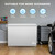 COWSAR 10.0 Cu.Ft Chest Freezer, Garage Ready Deep Freezer with 3 Removable Baskets, Top Door Open Freestanding Freezer, 7-Level Temperature Control, Defrost Drain for Home Garage Kitchen, White