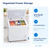 6.5 Cu. Ft. Chest Freezer, Freestanding Frozen Food Storage,White