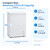 3.9 Cu. Ft. Chest Freezer, Freestanding Frozen Food Storage,White