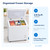 2.8 Cu. Ft. Chest Freezer, Freestanding Frozen Food Storage,White