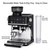 Garvee espresso machine coffee maker coffee machine, 20 Bar With Built-in Grinder,30 Grind Settings For Home