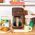 Wonderful Programmable 12-Cup Coffee Maker with Touch Controls, Auto Brew Timer, 1200W, 3 Brew Strengths, Keep Warm, Dishwasher-Safe, Premium Countertop Coffee Machine (Chocolate)