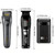KEMEI Professional Hair Clippers for Men, T-Blade Zero Gapped Beard Trimmer with LED Display, Powerful Cordless Rechargeable Barber with Kit Shaver, 260 Mins Runtime, KM-2228 KM-2795