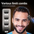 Electric Shaver for Men Electric Razor and Hair Clipper Trimmer for Men Rechargeable Shavers with Nose Trimmer Sideburns.