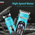 VGR 694S2 Cordless Barber Clipper Trimmer Set with Charging Base, Green