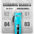 VGR 694S2 Cordless Barber Clipper Trimmer Set with Charging Base, Green