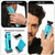 VGR 694S2 Cordless Barber Clipper Trimmer Set with Charging Base, Green