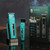 VGR 694S2 Cordless Barber Clipper Trimmer Set with Charging Base, Green