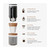 KVXJH All-In-One Grinding & Brewing Portable Electric Coffee Grinder Multifunctional Beans Grinder Coffee Maker(Light Grey)