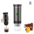 KVXJH Electric Portable Coffee Machine for Car Home 3-in-1 Capsule Powder Travel Coffee Maker(Black)