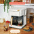 Multi Brew Coffee Maker with 12-Cup Carafe, Single-Serve Sizes, 3 Strength Settings and Touch Display (White Icing)