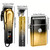 PROIYO 3-in-1 Hair Clippers for Men, Beard Trimmer & Foil Shaver, Golden