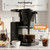 Kismile SCA Certified 8-Cup Coffee Maker, 6-Min Quick Brew, Hot & Cold Brew Coffee Machine, Adjustable Flow Control, Magnetic Anti-Drip, Keep Warm, DIY Manual Mode, Dishwasher Safe, Matte Black