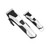 GTS PRO Professional Hair Clippers for Men, Professional Barber Clippers and Trimmer Set, Mens Cordless Hair Clipper for Barbers Haircut Kit Fade White