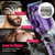 Tuanchuanrp Professional Hair Clippers for Men, Cordless Barber kit for Hair Cutting & Grooming, Hair Clippers and Trimmer Set for Barber Haircut with LED Display, 8 Fade Taper Combs(Purple Set)