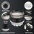KEMEI Hair Clipper for Men Automatic Circular Hair Trimmer Self-Haircut Kit