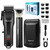 NurLux 3-in-1 Men's Hair Clippers, Beard Trimmer & Foil Shaver Grooming Kit