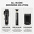 NurLux 3-in-1 Men's Hair Clippers, Beard Trimmer & Foil Shaver Grooming Kit