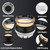 KEMEI Hair Clipper for Men Automatic Circular Hair Trimmer Self-Haircut Kit