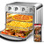 Geek Chef Air Fryer Toaster Oven Combo, 16QT 5-in-1 Toaster Ovens Countertop, Convection AirFryer with Bake, Air fryer & Toaster, Broil and Warm Functions, Stainless Steel Easy Oven for Wonder Meals