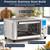 23 QT Air Fryer Toaster Oven, 12-in-1 Convection Oven Countertop Non Toxic