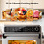 Kismile 18QT Air Fryer Toaster Oven Combo, 12-in-1, Stainless Steel, Silver