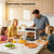 Kismile 18QT Air Fryer Toaster Oven Combo, 12-in-1, Stainless Steel, Silver