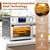 COSTWAY 14-in-1 Air Fryer Toaster Oven Combo