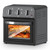 Family Size Air Fryer Toaster Oven Combo,360° Hot Air Circulation for Healthy Oil-Free Cooking, Multifunctional Convection Contertop Oven, Adjustable Time & Temp Control