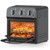 Family Size Air Fryer Toaster Oven Combo,360° Hot Air Circulation for Healthy Oil-Free Cooking, Multifunctional Convection Contertop Oven, Adjustable Time & Temp Control