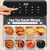 15l Large Air Fryer Toaster Oven Combo, Multi-Function Convection Oven, 1350w Smart Visual Air Fryer, Oil-Free Fryer With 10 Presets, Time And Temperature Adjustable, Led Touch Screen,White
