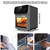 15l Large Air Fryer Toaster Oven Combo, Multi-Function Convection Oven, 1350w Smart Visual Air Fryer, Oil-Free Fryer With 10 Presets, Time And Temperature Adjustable, Led Touch Screen,DarkGrey