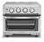 Cuisinart Air Fryer + Convection Toaster Oven, 8-1 Oven with Bake, Grill, Broil & Warm Options, Stainless Steel, TOA-70 & AMB-TOB4 Toaster Oven Baking Pan 4-Pc Set