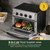 Cuisinart Air Fryer Toaster Oven with Grill, 1800W 8-1 Air Fryer Oven with Bake, Convection Bake, Grill, Broil and Warm Options, Large Capacity, 60-Minute Timer, TOA-70BKS, Black SS