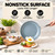 GRANITESTONE Ceraluxe 20 Pc Ceramic Cookware Set, Diamond Infused, Gray