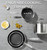 KOCH SYSTEME CS Triply Stainless Steel Cookware Set 14Pcs, Nonstick Hybrid