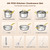 Stainless Steel Cookware Set, 26 Piece Tri-Ply Pots and Pans Set