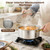 Stainless Steel Cookware Set, 26 Piece Tri-Ply Pots and Pans Set