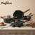 30-Piece Ceramic Pots and Pans Set, Nonstick Cookware Set with Detachable Handle, Stackable Kitchen Set, PFAS-Free, Oven & Dishwasher Safe