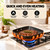 GRANITESTONE Ceraluxe 20 Pc Ceramic Cookware Set, Diamond Reinforced