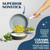 GRANITESTONE Ceraluxe 20 Pc Ceramic Cookware Set, Diamond Reinforced